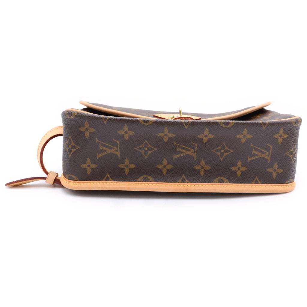 LOUIS VUITTON(ルイヴィトン) ソローニュ モノグラム総柄 キャンバス ショルダーバッグ ブラウン M42250/TH2057