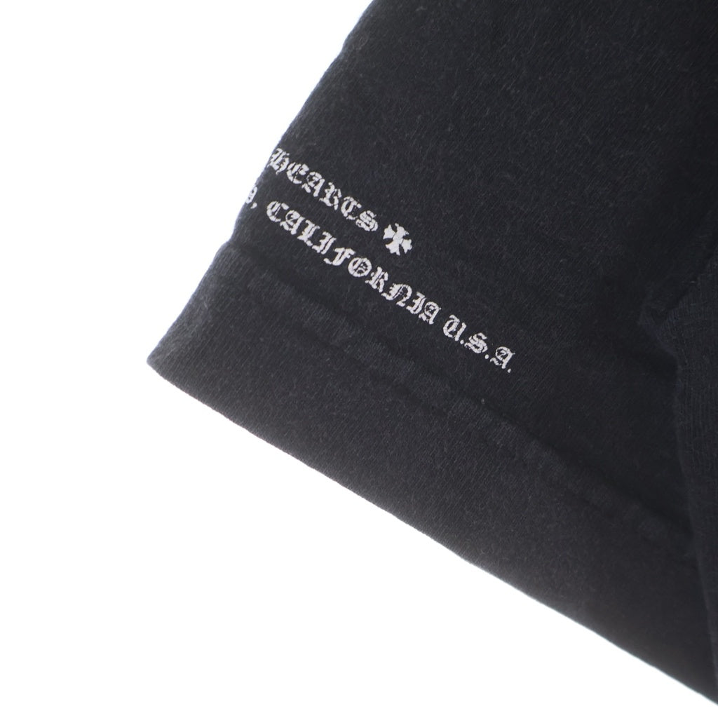 CHROME HEARTS(クロムハーツ) OLD MALIBU CROSS T-SHIRT オールド マリブー クロス プリント 半袖Tシャツカットソー ブラック