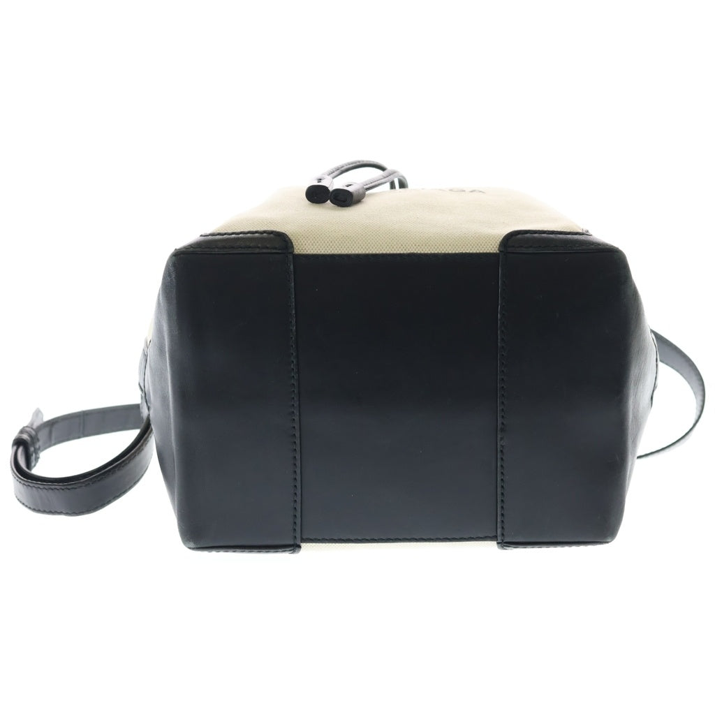 BALENCIAGA(バレンシアガ) ネイビーカバス キャンバス ショルダーバッグ アイボリー/ブラック 538735 レディース
