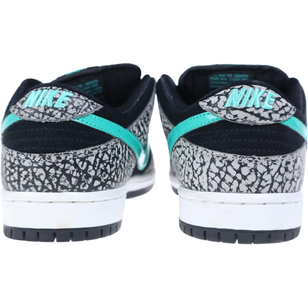 NIKE SB(ナイキエスビー) DUNK LOW PRO ATMOS ELEPHANT ダンク ロー プロ エスビー アトモス ローカット スニーカー ブラック/グレー US8.5/26.5cm BQ6817-009