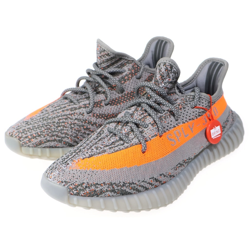 adidas(アディダス) YEEZY BOOST 350 V2 Beluga Reflective イージーブースト350 ベルーガ ローカットスニーカー グレー/オレンジ US9/27cm GW1229