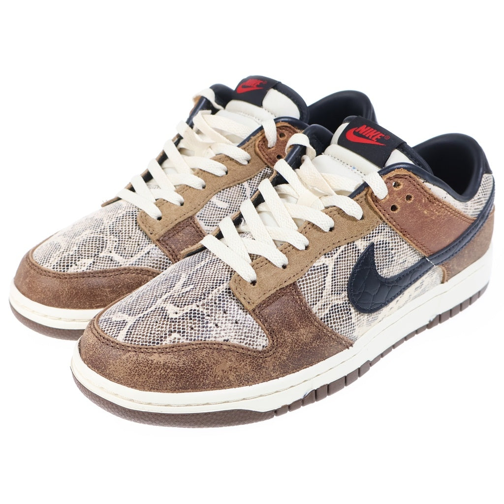 NIKE(ナイキ) Dunk Low PRM Head 2 Head/CO.JP ダンク ロー プレミアム ヘッド 2 ヘッド ローカットスニーカー シューズ ブラウン US9/27cm FJ5434-120