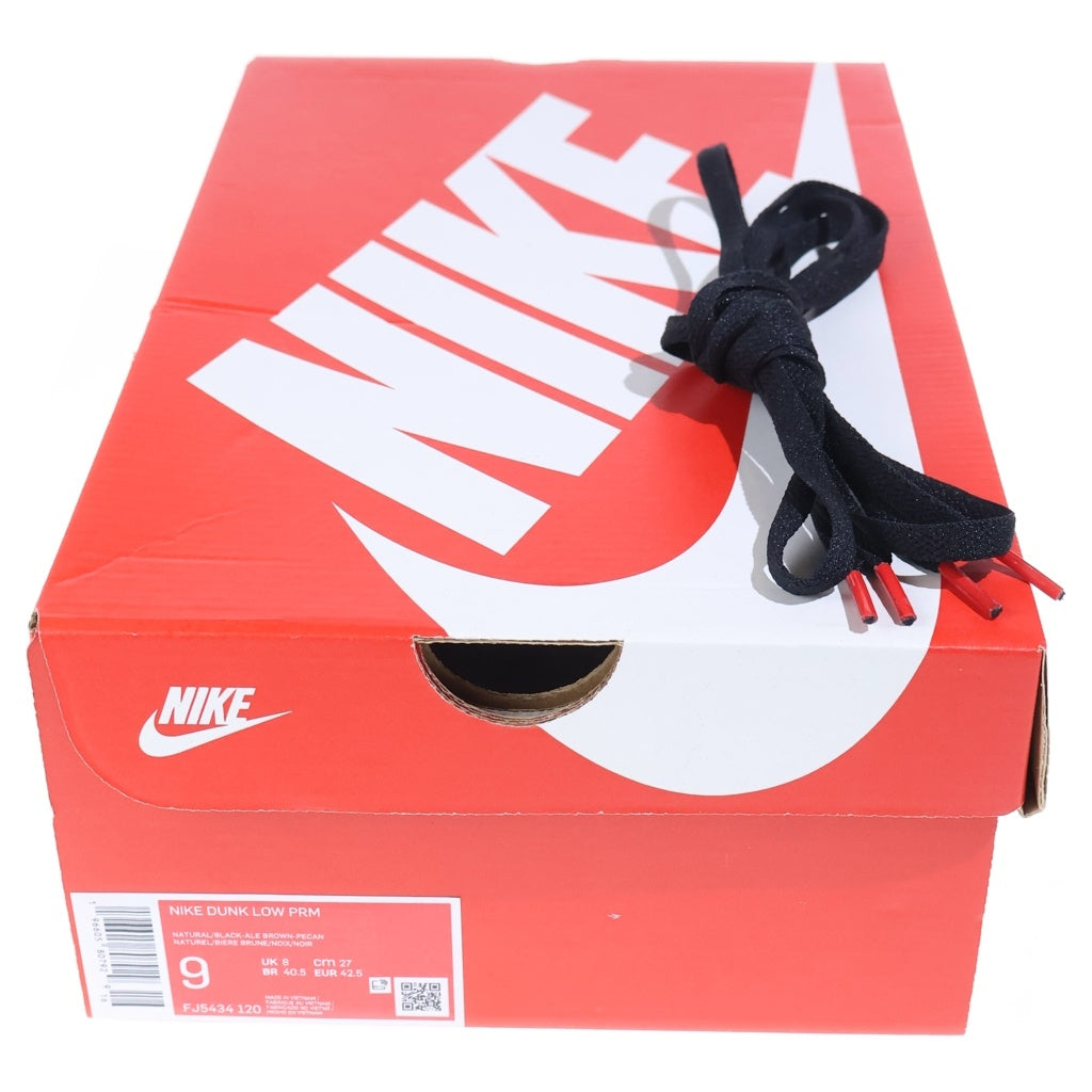 NIKE(ナイキ) Dunk Low PRM Head 2 Head/CO.JP ダンク ロー プレミアム ヘッド 2 ヘッド ローカットスニーカー シューズ ブラウン US9/27cm FJ5434-120