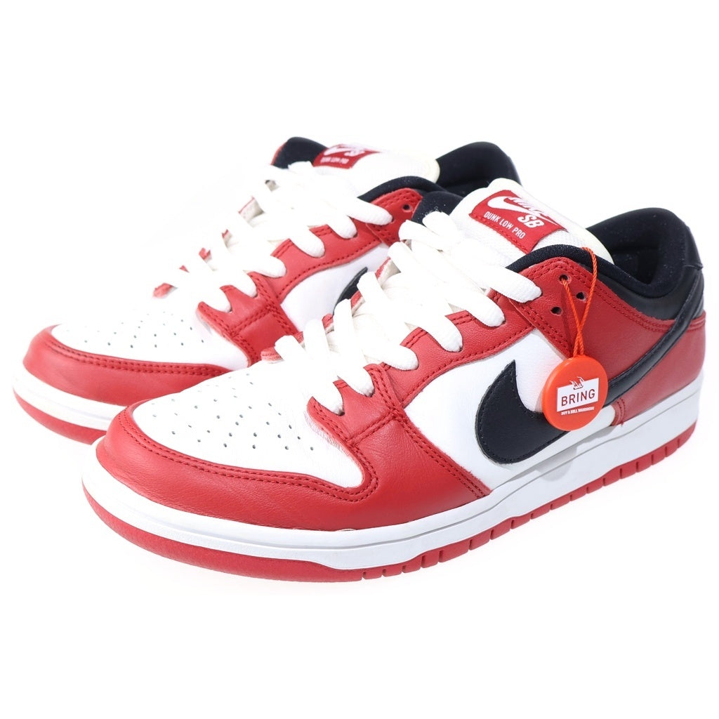 NIKE SB(ナイキエスビー) DUNK LOW PRO CHICAGO BQ6817-600 ダンクロープロ シカゴ スニーカー シューズ レッド/ホワイト/ブラック US9/27cm BQ6817-600