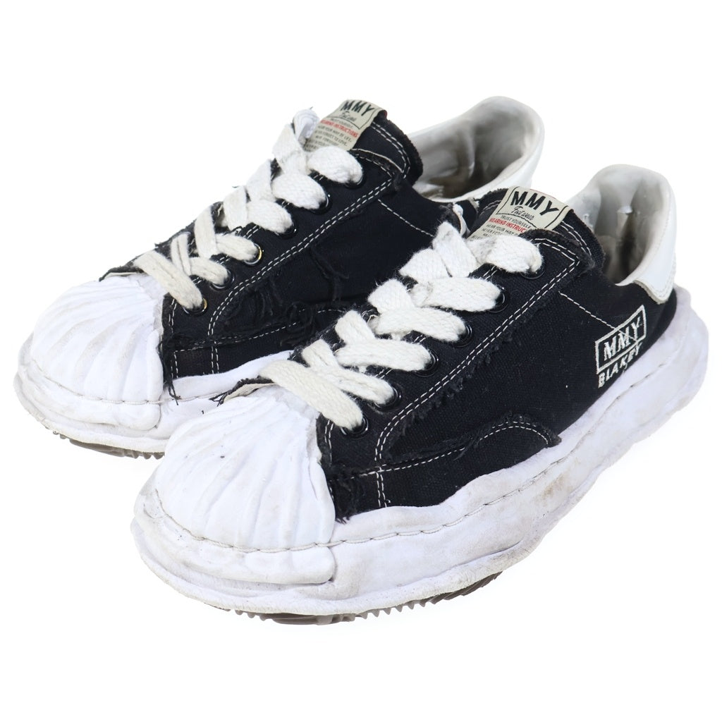 MAISON MIHARAYASUHIRO(メゾンミハラヤスヒロ) BLAKEY OG Sole Canvas Low top Sneaker キャンバス ローカットスニーカー ブラック 41 A08FW735