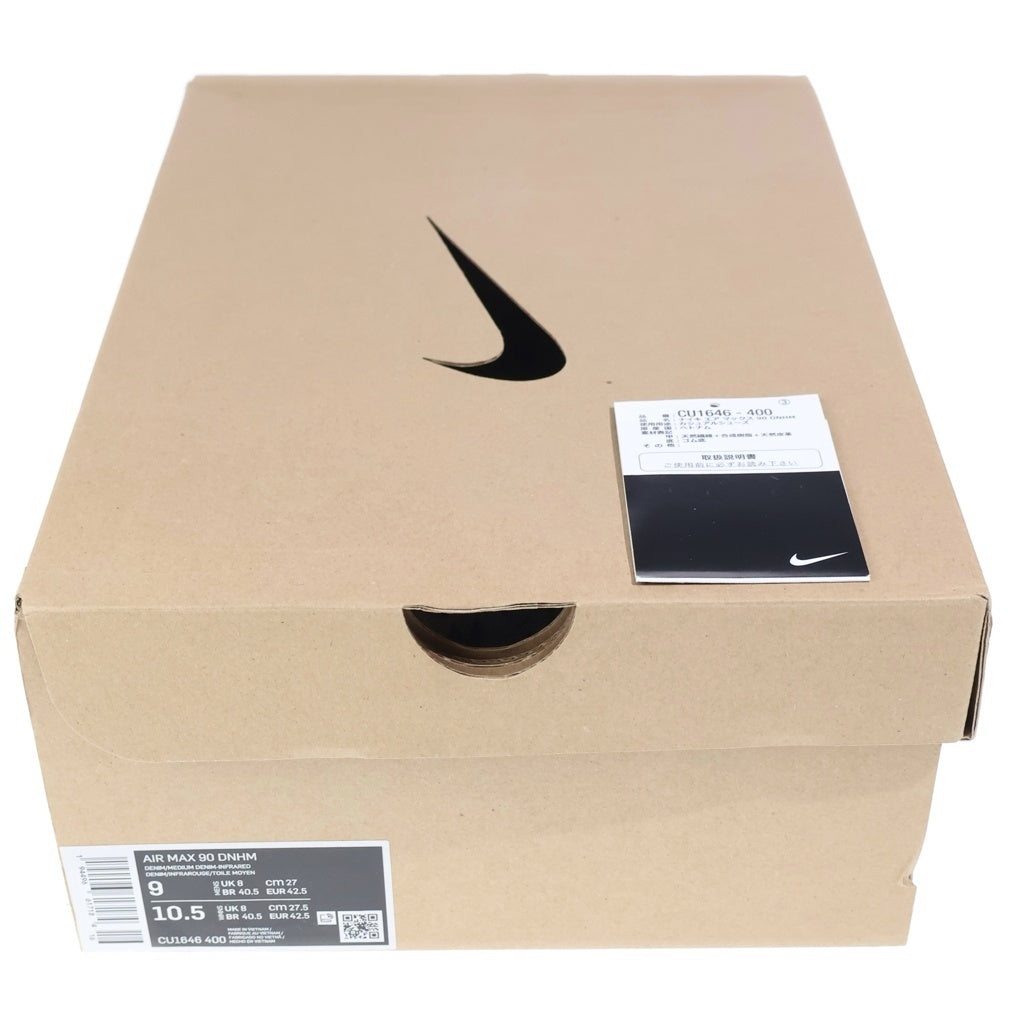 NIKE(ナイキ) ×DENHAM AIR MAX 90 INFRARED デンハム エアマックス90 インフラレッド ローカットスニーカー マルチ US9/27cm CU1646-400