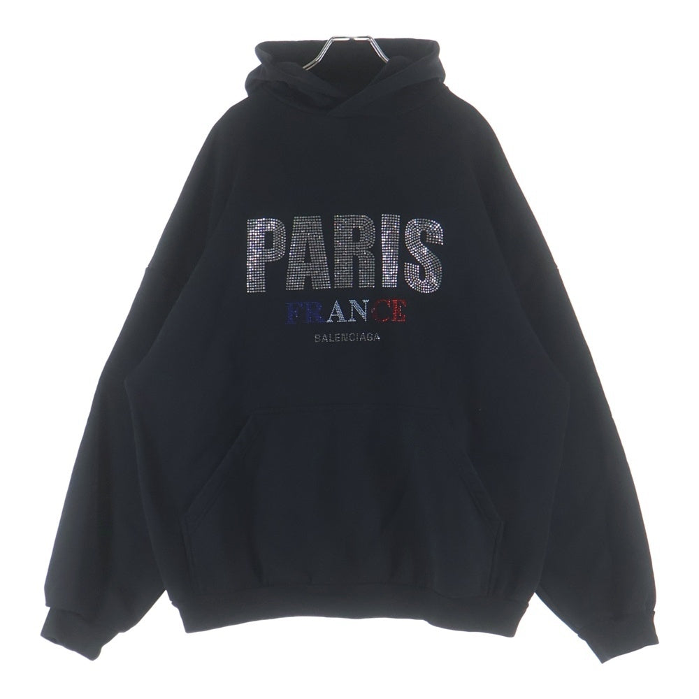BALENCIAGA(バレンシアガ) 24AW ラインストーンロゴ スウェットプル 