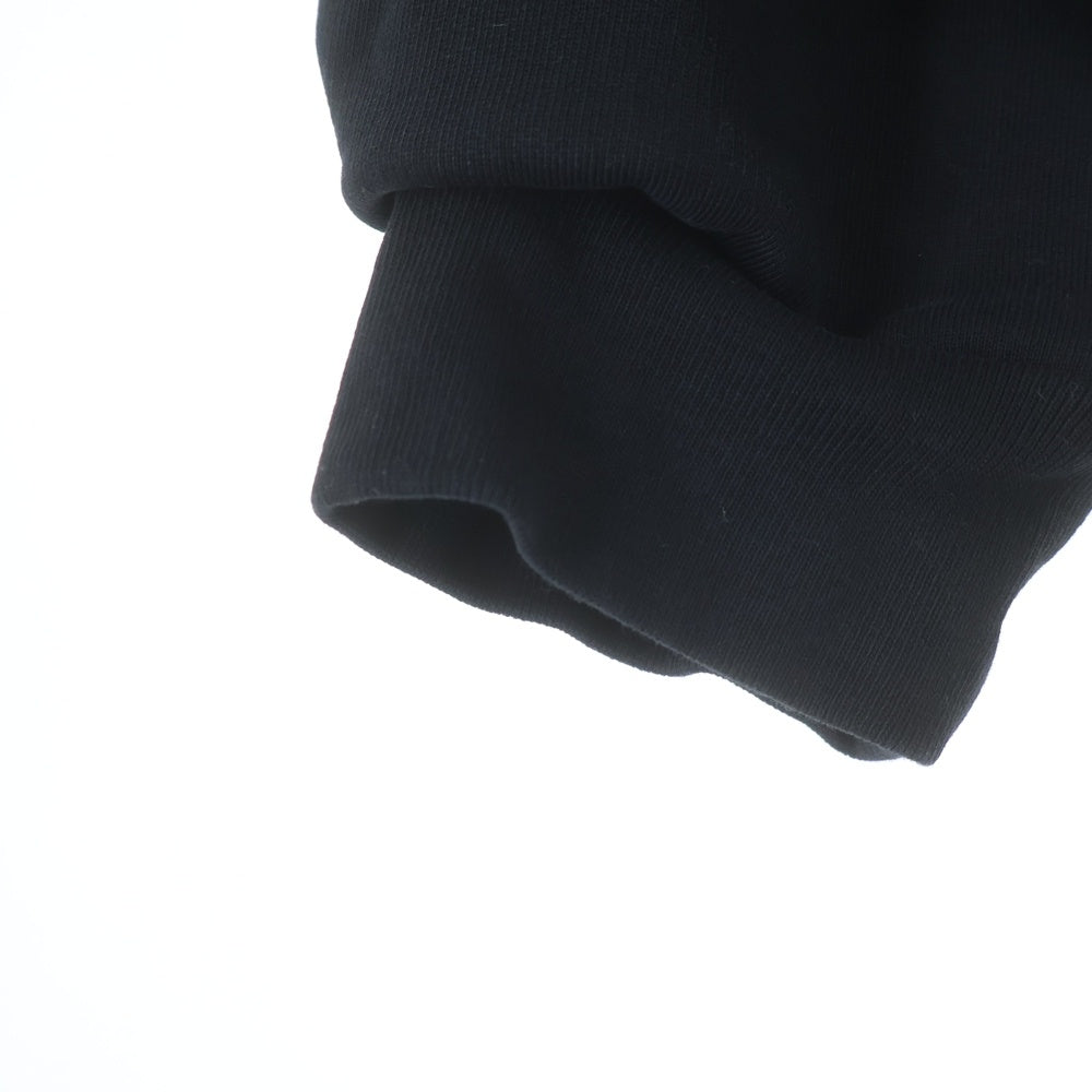 BALENCIAGA(バレンシアガ) 24AW ラインストーンロゴ スウェットプル BALENCIAGA ラインストーンロゴ パーカー ブラック