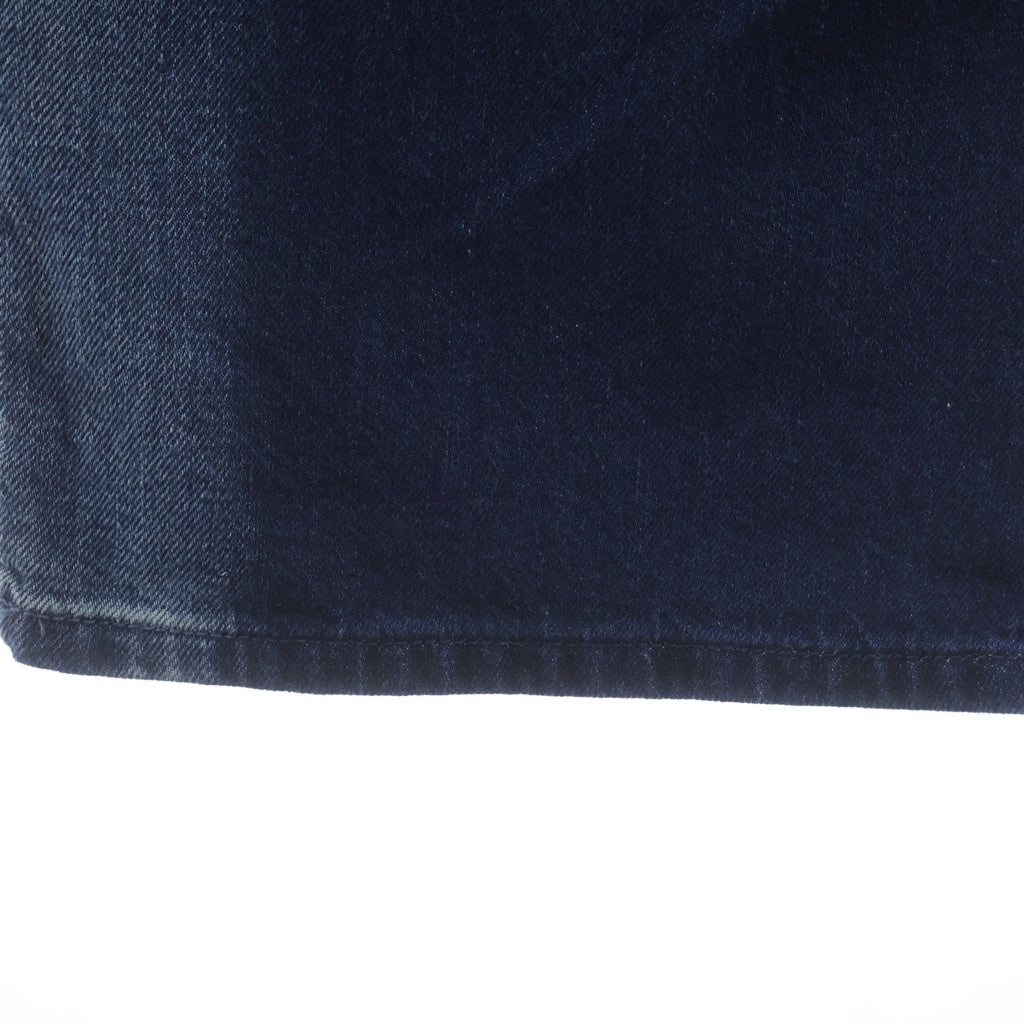 Y's(ワイズ) 24AW SPOTTED DENIM WIDE LEG GUSSET PANTS スポーテッド デニム ワイドレッグ ガセットパンツ インディゴ YO-P98-005