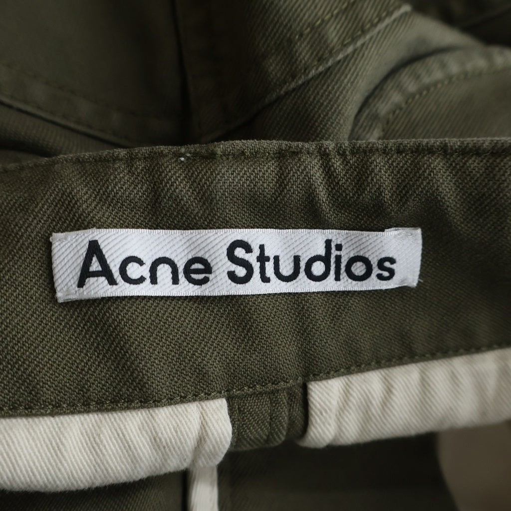 Acne Studios(アクネ ストゥディオズ) カーゴトラウザー ロングパンツ カーキ FN-MN-TROU001079