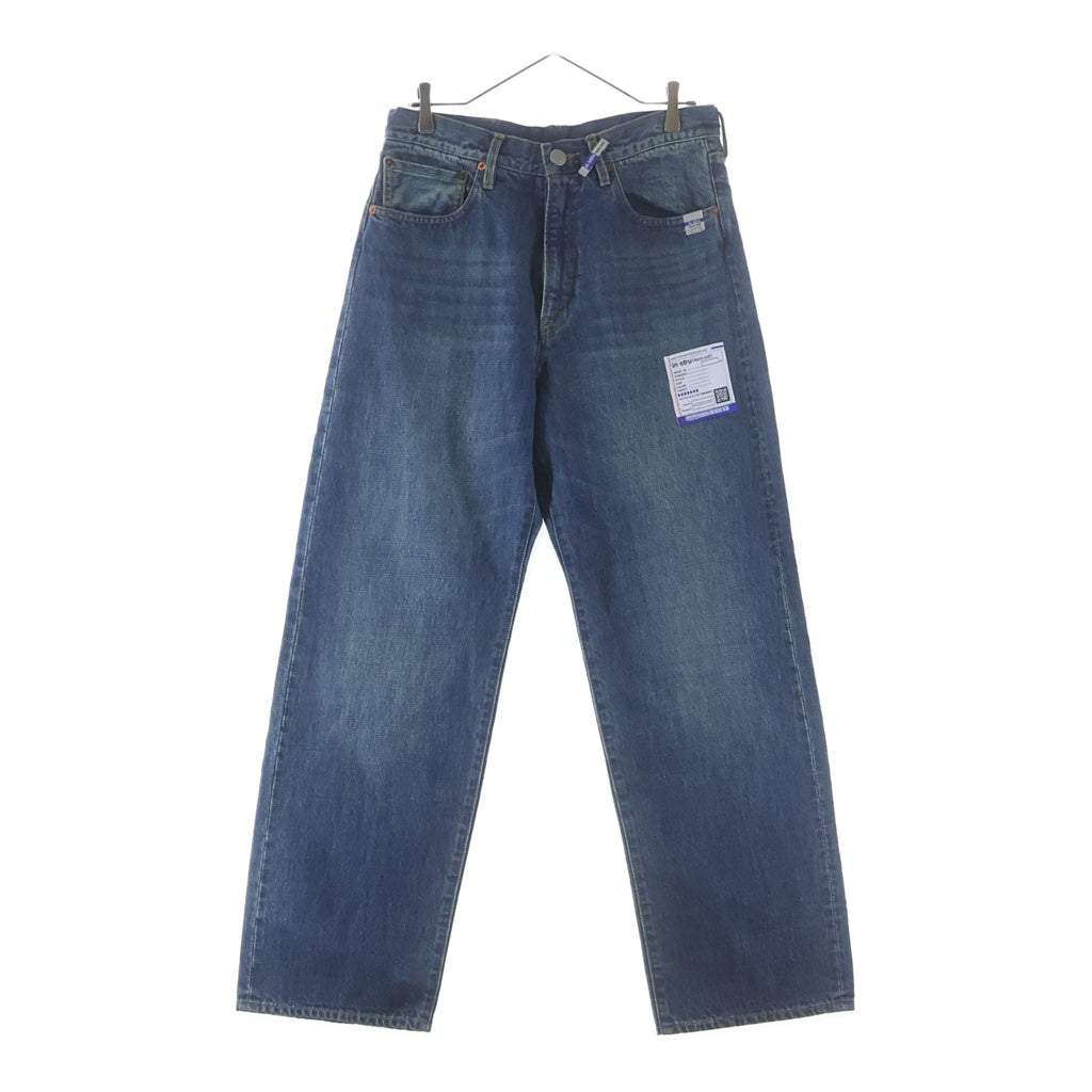 MIHARA YASUHIRO(ミハラヤスヒロ) 26SS HARD WASHED SELVAGE DENIM STRAIGHT PANTS ハード ウォッシュ セルビッチ デニムストレートパンツ インディゴ I16PT082