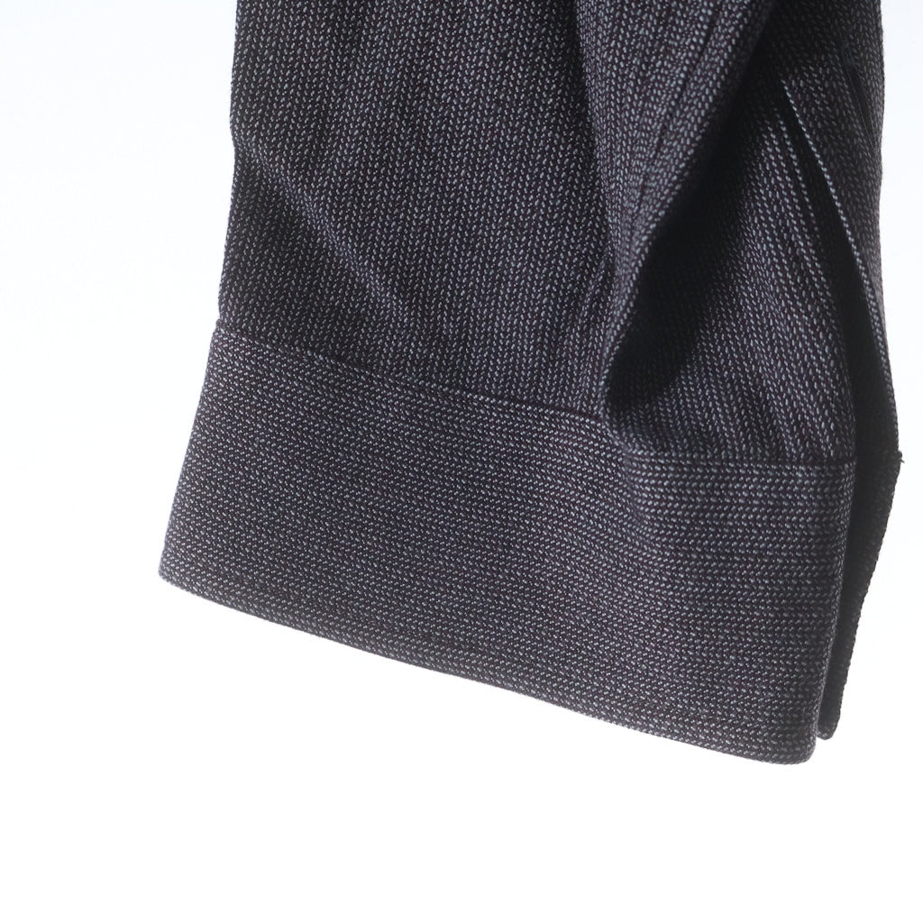 Yohji Yamamoto POUR HOMME(ヨウジヤマモト プールオム) 襟変形 フロント ポケット 長袖シャツ グレー H0-B27-208
