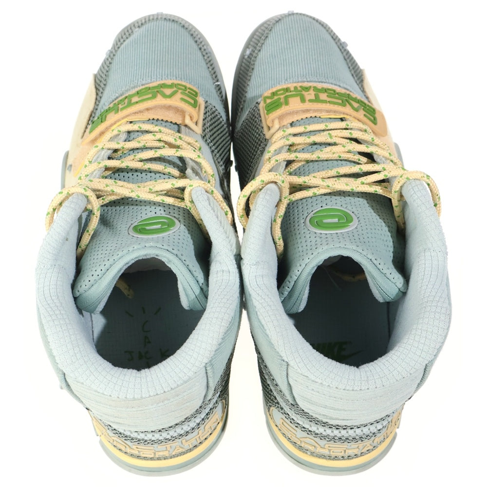 NIKE(ナイキ) ×TRAVIS SCOTT AIR TRAINER 1 SP トラヴィススコット エアトレーナー1 ハイカットスニーカー ライトグリーン US10.5/28.5cm DR7515-001