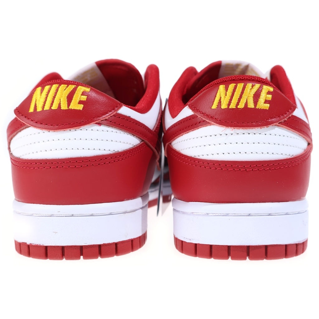 NIKE(ナイキ) DUNK LOW GYM RED ダンク ジムレッド ローカットスニーカー ホワイト/レッド US10.5/28.5cm DD1391-602