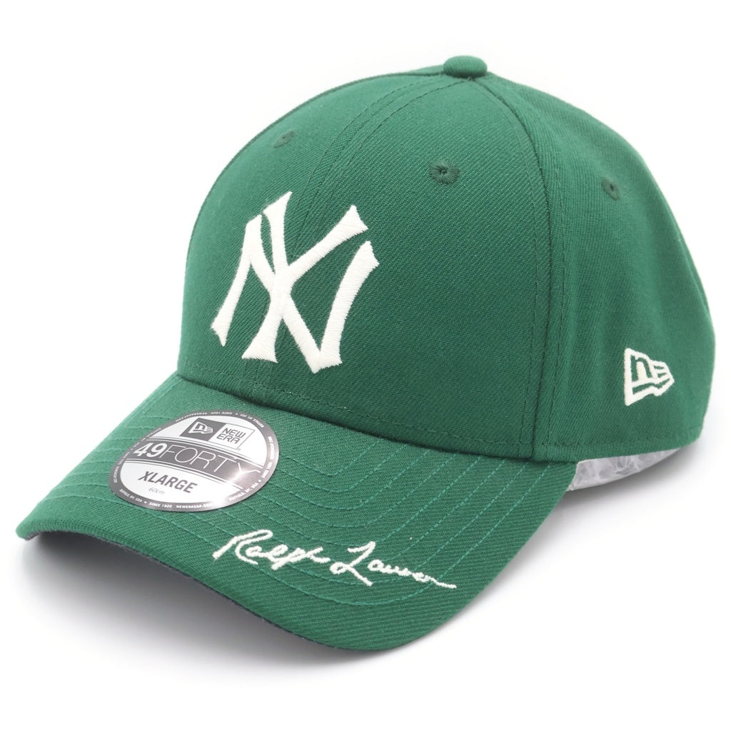 NEW ERA(ニューエラ) ×POLO RALPH LAUREN 49FORTY ポロ ラルフ ローレン クーパーズタウン ニューヨークヤンキース キャップ グリーン
