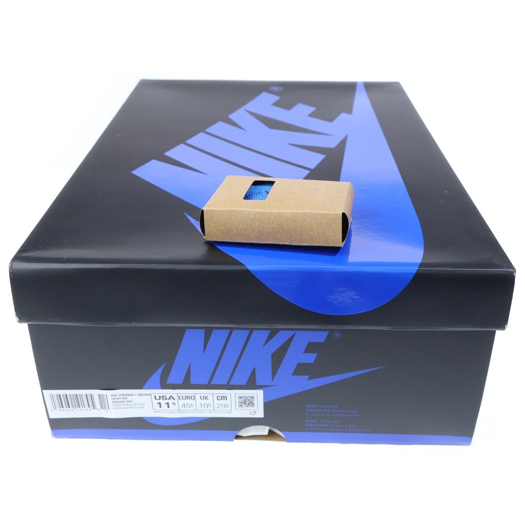 NIKE(ナイキ) AIR JORDAN 1 RETRO HIGH OG ROYAL REIMAGINED エアジョーダン1 ハイカットスニーカー ブラック/ブルー US11.5/29.5cm DZ5485-042