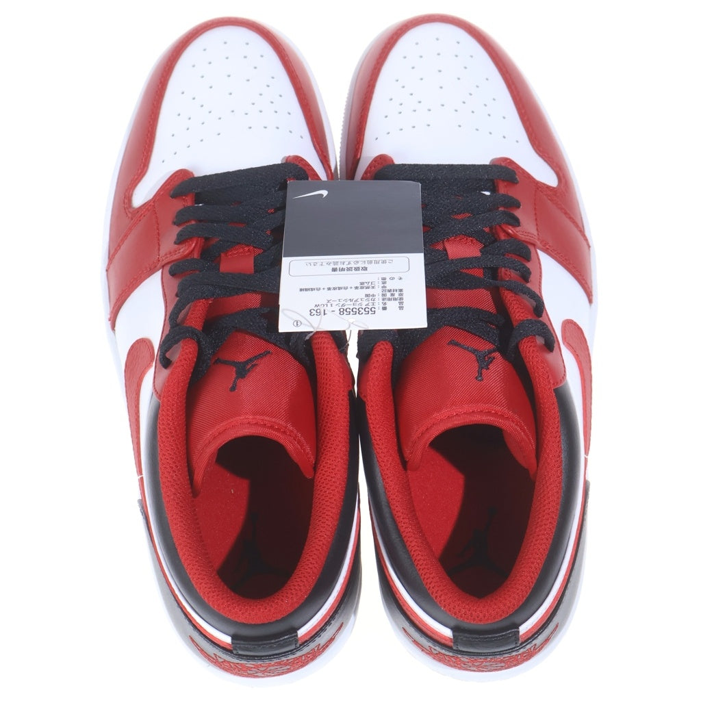 NIKE(ナイキ) AIR JORDAN 1 LOW GYM RED エアジョーダン 1 ローカットスニーカー ジム レッド/ブラック US11.5/29.5cm 553558-163