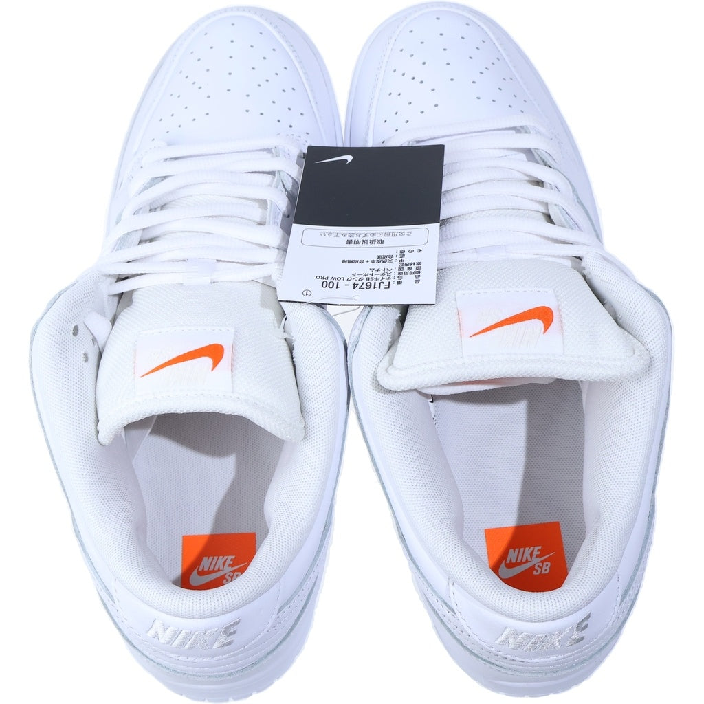 NIKE SB(ナイキエスビー) DUNK LOW PRO ISO TRIPLE WHITE ダンク ロー プロ ローカットスニーカー ホワイト US11.5/29.5cm FJ1674-100
