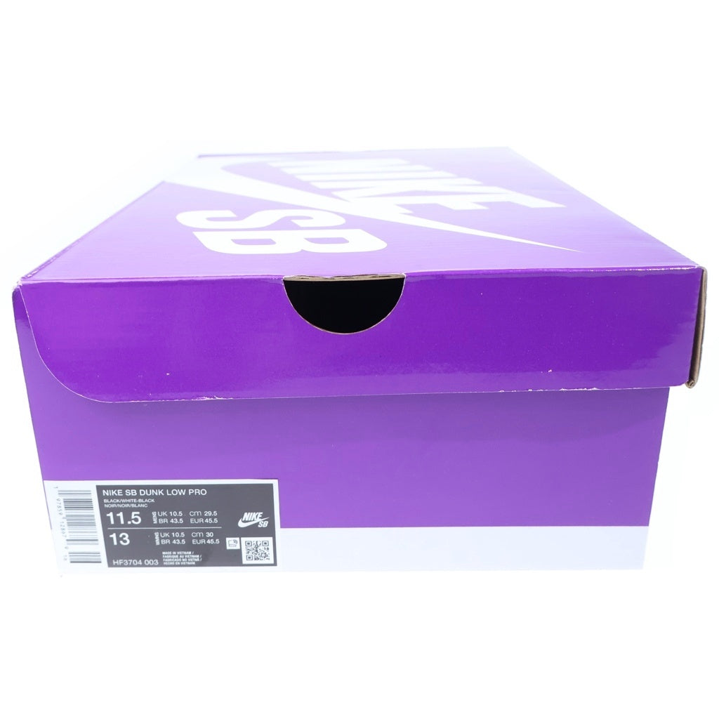 NIKE SB(ナイキエスビー) SB DUNK LOW PRO ダンク ロー プロ ローカットスニーカー ブラック/ホワイト US11.5/29.5cm HF3704-003
