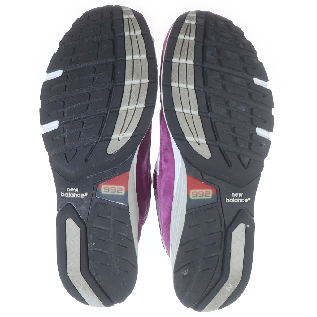 New Balance(ニューバランス) M992BA スウェード ローカットスニーカー パープル US10.5/28.5cm