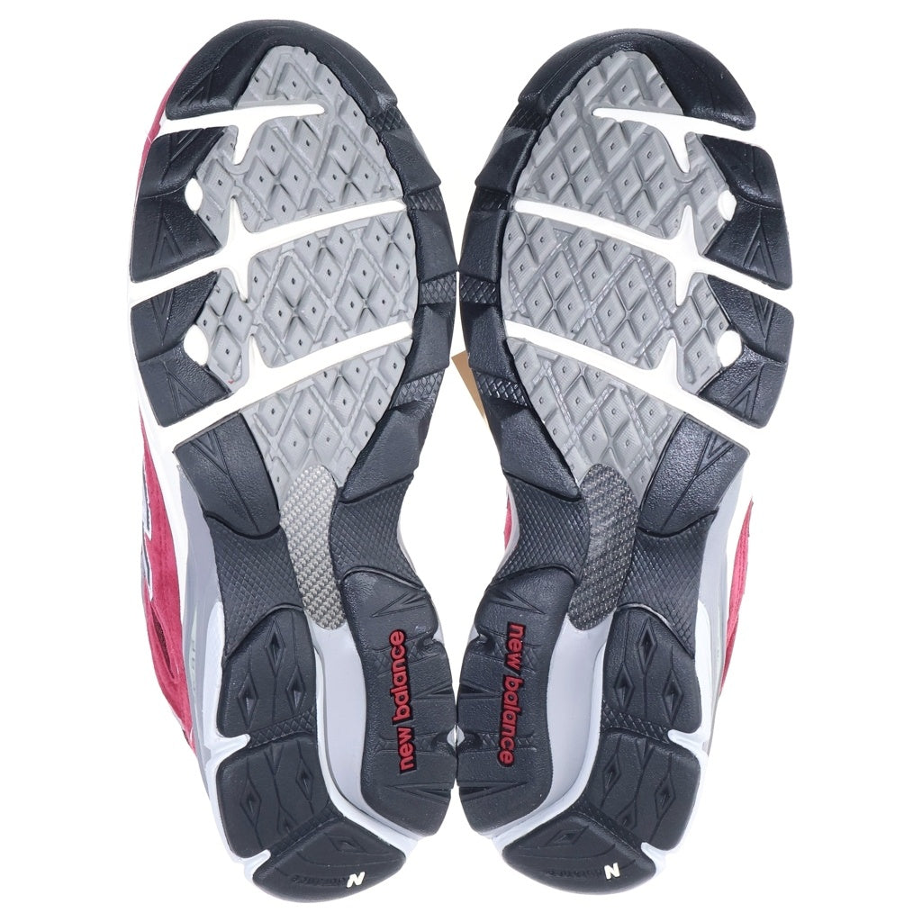 New Balance(ニューバランス) M990TF03 スウェード ローカットスニーカー レッド US10.5/28.5cm