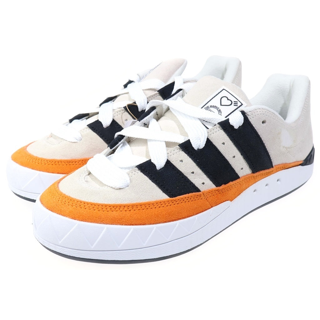 adidas(アディダス) ×HUMANMADE ADIMATIC ヒューマンメイド アディマティック ローカットスニーカーシューズ ベージュ/オレンジ US11.5/29.5cm HP9916