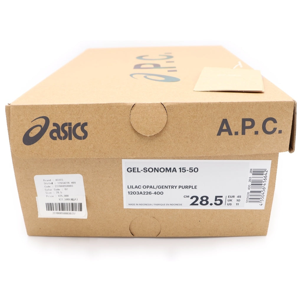 ASICS(アシックス) x A.P.C GEL-SONOMA 15-50 ×アーペーセー ゲルソノマ 15-50 ローカットスニーカー ブルー US11/28.5cm 1203A226-400