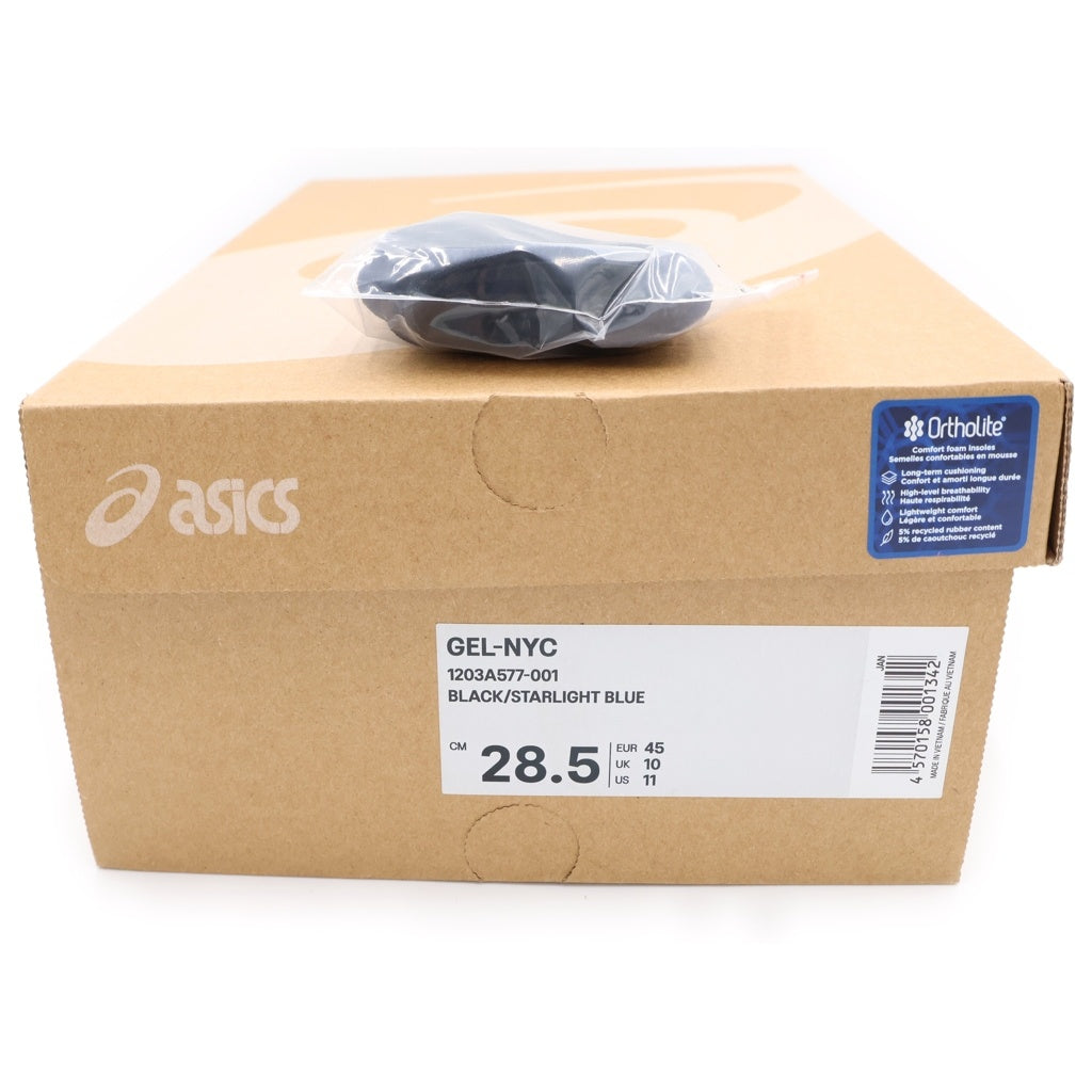 ASICS(アシックス) ×LAGUA GEM ×atmos GEL-NYC ×ラグア ジェム ×アトモス ゲル ニューヨークシティ ローカットスニーカー ブラック/ブルー US11/28.5cm 1203A577-001