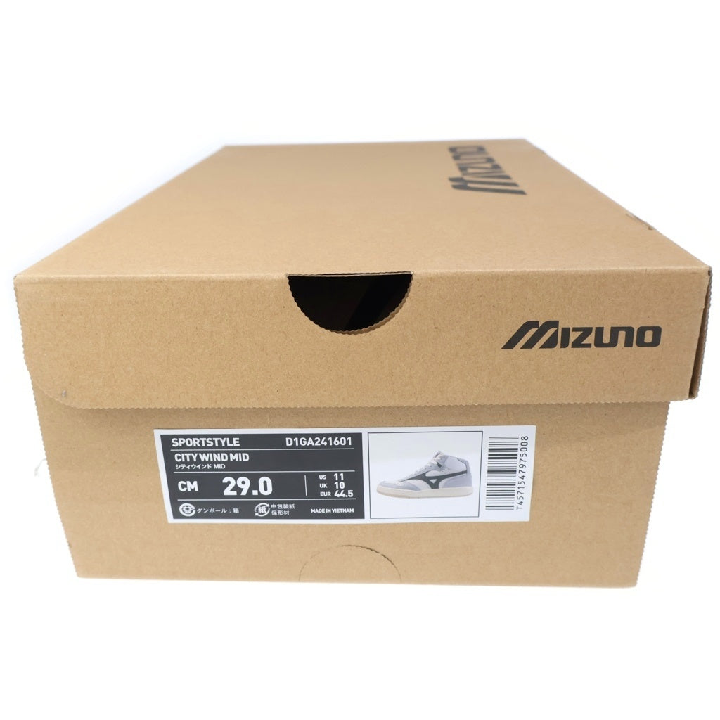 MIZUNO(ミズノ) CITY WIND MID シティ ウィンド ミッド ハイカットスニーカー グレー US11/29cm D1GA241601