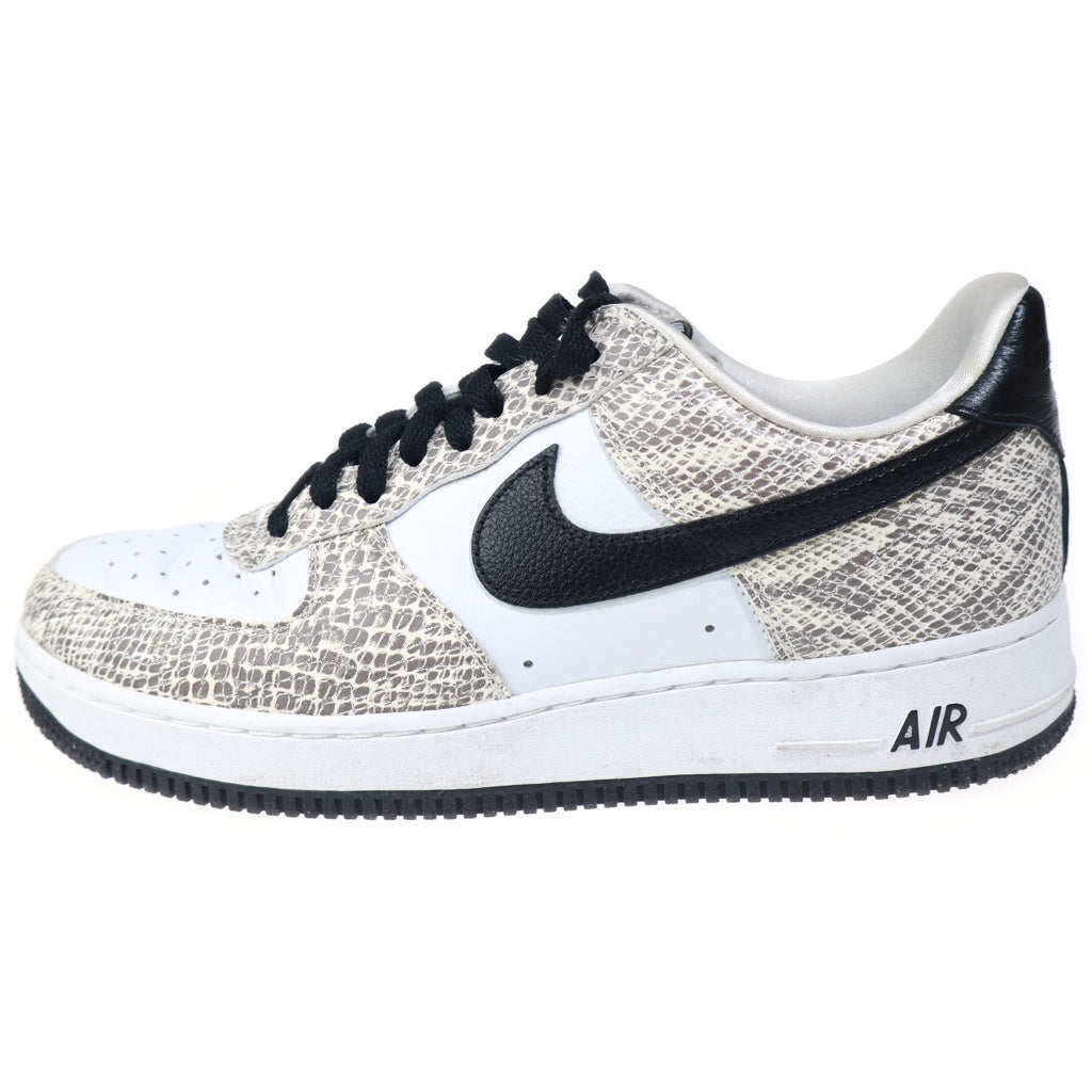 NIKE(ナイキ) AIR FORCE 1 LOW COCOA SNAKE エアフォース1 ロー ココアスネーク ローカットスニーカー ホワイト US9.5/27.5cm 845053-104