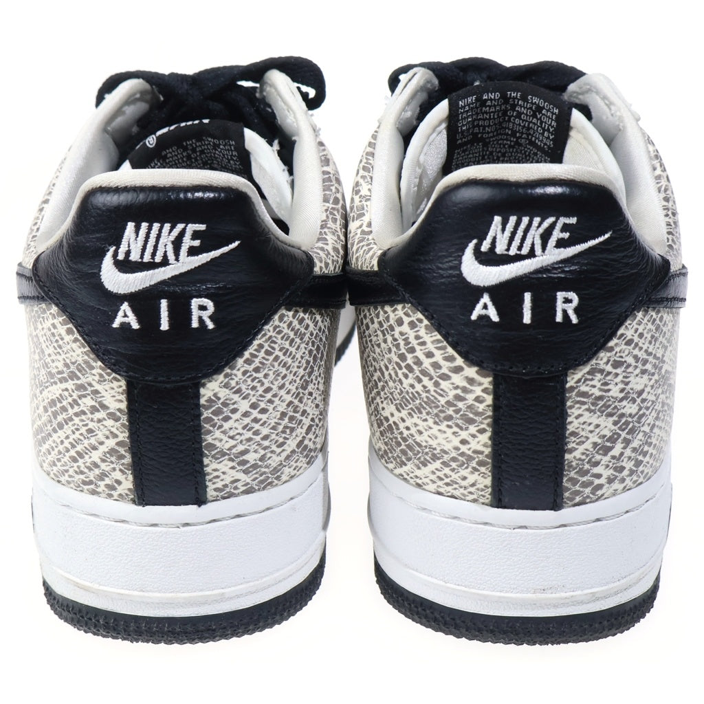 NIKE(ナイキ) AIR FORCE 1 LOW COCOA SNAKE エアフォース1 ロー ココアスネーク ローカットスニーカー ホワイト US9.5/27.5cm 845053-104
