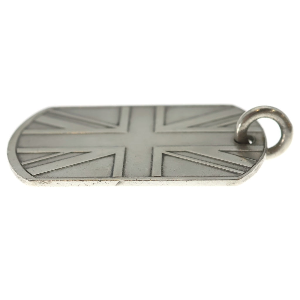 CHROME HEARTS(クロムハーツ) D TAG LRG UNION JACK ユニオン ジャック ラージ ドックタグ ネックレストップ シルバー レディース