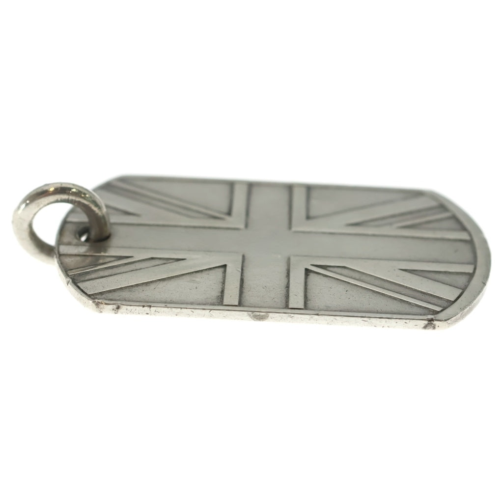 CHROME HEARTS(クロムハーツ) D TAG LRG UNION JACK ユニオン ジャック ラージ ドックタグ ネックレストップ シルバー レディース