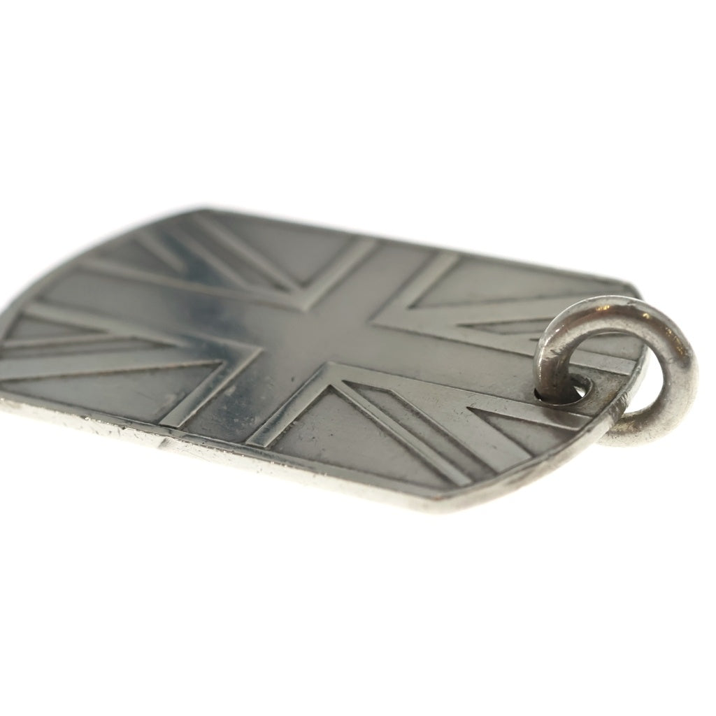 CHROME HEARTS(クロムハーツ) D TAG LRG UNION JACK ユニオン ジャック ラージ ドックタグ ネックレストップ シルバー レディース