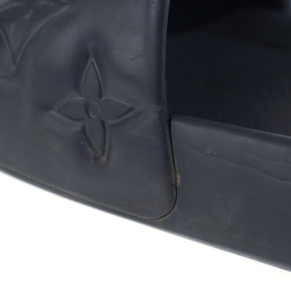 LOUIS VUITTON(ルイヴィトン) ウォーターフロントライン モノグラムラバーサンダル ブラック 7