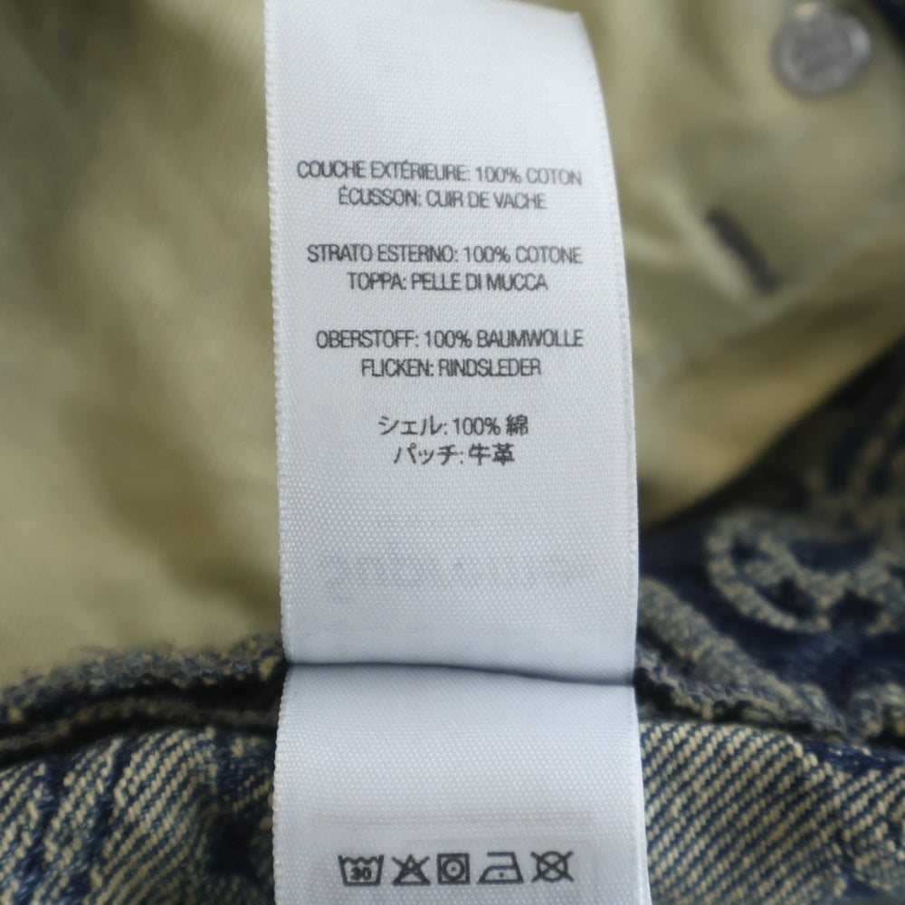 SUPREME(シュプリーム) 25SS Bandana Jacquard Baggy Jean バンダナ ペイズリー ジャガード バギー ジーンズ ワイド デニムパンツ インディゴ