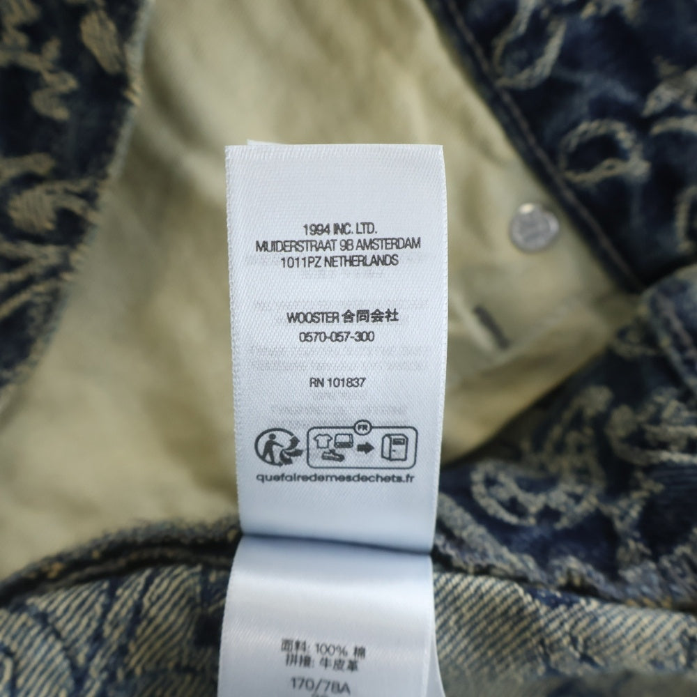 SUPREME(シュプリーム) 25SS Bandana Jacquard Baggy Jean バンダナ ペイズリー ジャガード バギー ジーンズ ワイド デニムパンツ インディゴ