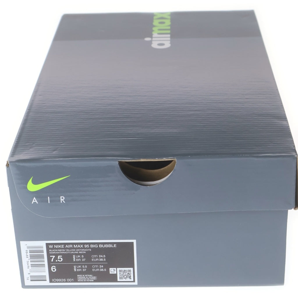 NIKE(ナイキ) Womens Air Max 95 Big Bubble Neon Yellow ウィメンズ エアマックス95 ビッグバブル ネオンイエロー ローカットスニーカー US7.5/24.5cm IO9926-001 レディース
