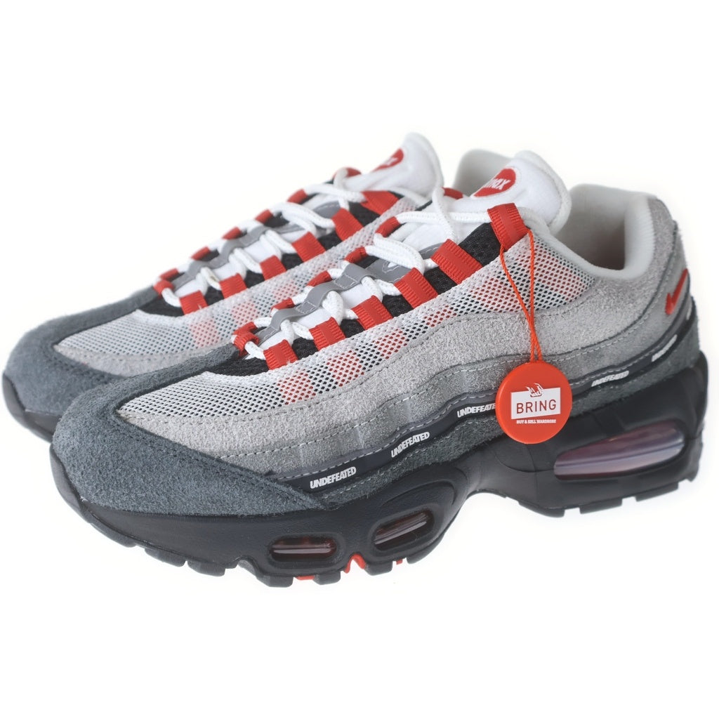 NIKE(ナイキ) ×UNDEFEATED Air Max95 SP Fire Red Tokyo Exclusive Serial Numbered アンディフィーテッド エアマックス95 600足限定 ローカットスニーカー レディース