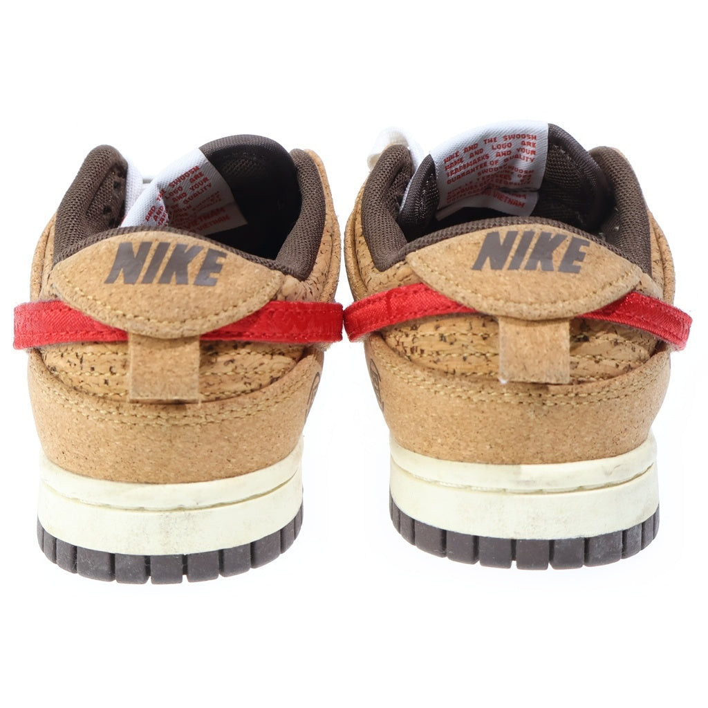 NIKE(ナイキ) ×CLOT Dunk Low SP Cork クロット ダンク ロー SP コルク ローカットスニーカー ブラウン レディース US4.5/23.5cm FN0317-121