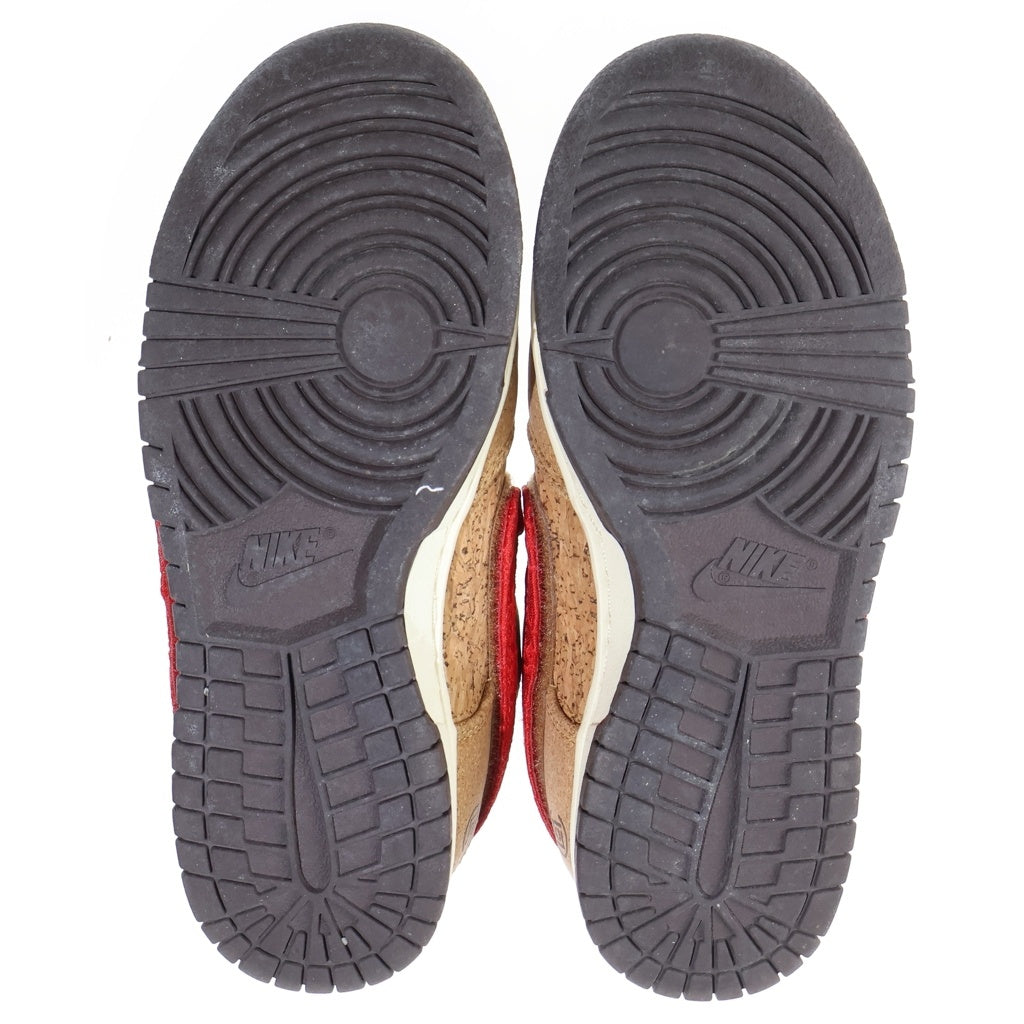 NIKE(ナイキ) ×CLOT Dunk Low SP Cork クロット ダンク ロー SP コルク ローカットスニーカー ブラウン レディース US4.5/23.5cm FN0317-121