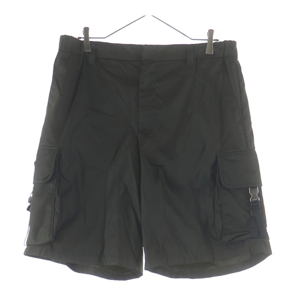 PRADA(プラダ) Re-Nylon リナイロン トライアングルロゴプレート バミューダ カーゴ ショートパンツ ハーフパンツ ショーツ カーキ SPH156