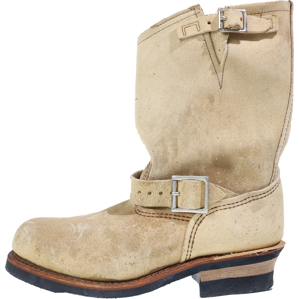 RED WING(レッド ウイング) 8268 ENGINEER BOOTS エンジニア ブーツ スウェードレザー ベージュ US8 1/2