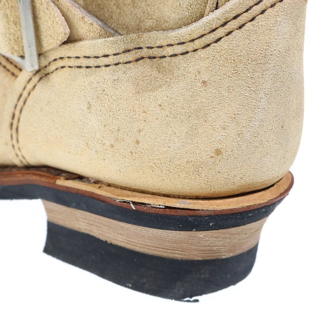 RED WING(レッド ウイング) 8268 ENGINEER BOOTS エンジニア ブーツ スウェードレザー ベージュ US8 1/2