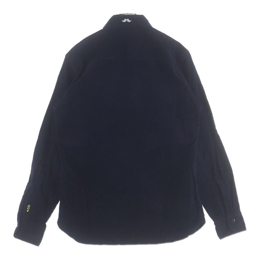 A BATHING APE(アベイシングエイプ) Corduroy LS Shirt コーデュロイ 長袖シャツ ネイビー 007SHF801002X