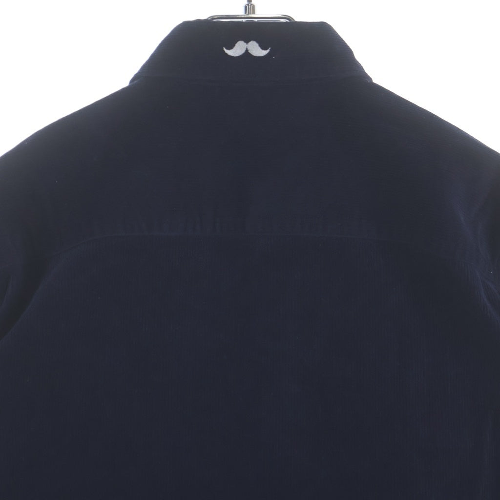 A BATHING APE(アベイシングエイプ) Corduroy LS Shirt コーデュロイ 長袖シャツ ネイビー 007SHF801002X