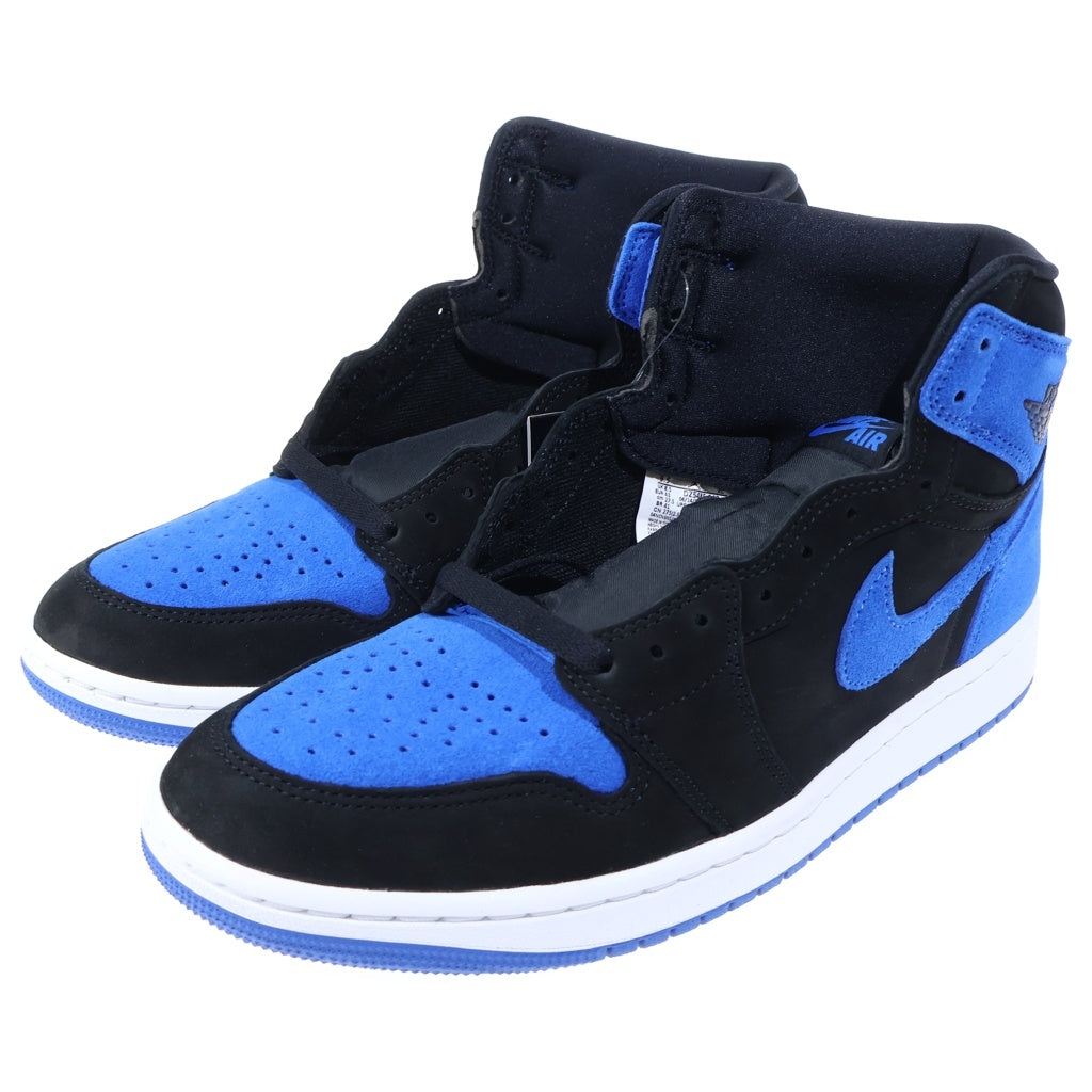NIKE(ナイキ) AIR JORDAN 1 RETRO HIGH OG ROYAL REIMAGINED DZ5485-042 エアジョーダン1スエードロイヤル ハイカットスニーカー ブルー/ブラック US9.5/27.5cm