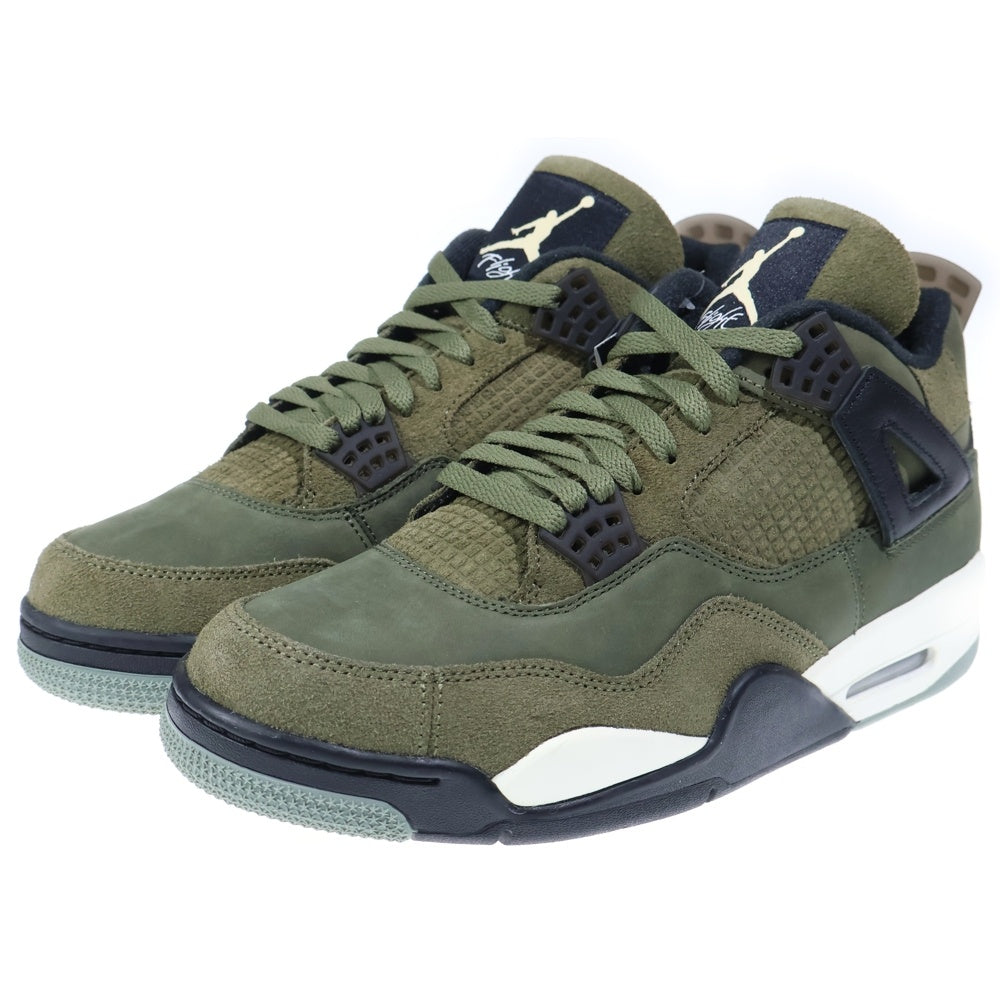 NIKE(ナイキ) AIR JORDAN4 RETRO SE CRAFT OLIVE FB9927-200 エアジョーダン4 クラフトオリーブ ハイカットスニーカー カーキ US10/28cm