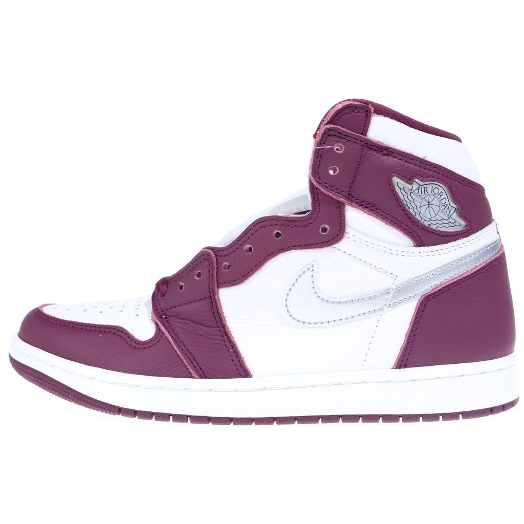 NIKE(ナイキ) AIR JORDAN 1 HIGH OG BORDEAUX 555088-611 エアジョーダン1 ボルドーハイカットスニーカー ボルドー/ホワイト US9.5/27.5cm