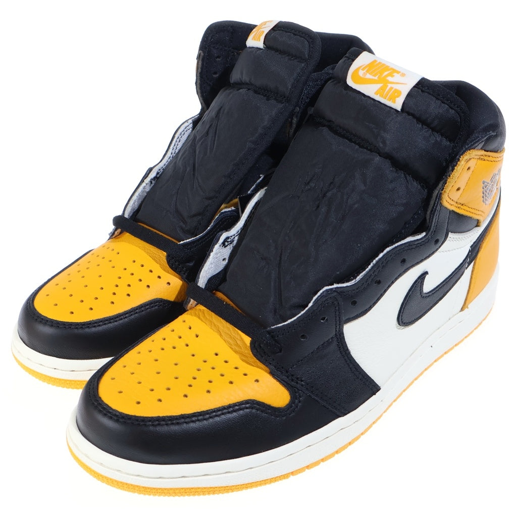 NIKE(ナイキ) AIR JORDAN1 RETRO HIGH OG TAX 555088-711 エアジョーダン1 タクシー ハイカットスニーカー イエロー/ホワイト/ブラック US9.5/27.5cm